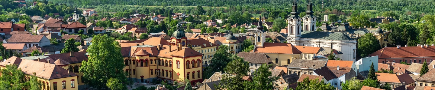 Drone shot of landscape in Serbia Drone shot of landscape in Serbia