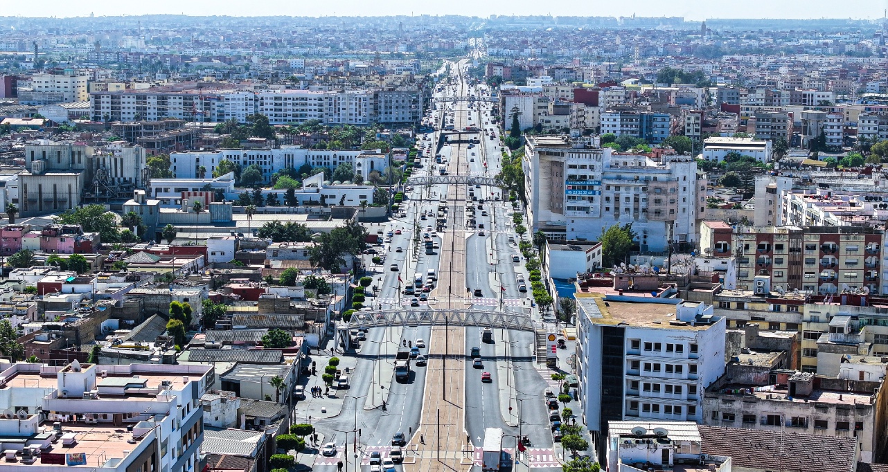 Aerial view of Casablanca 